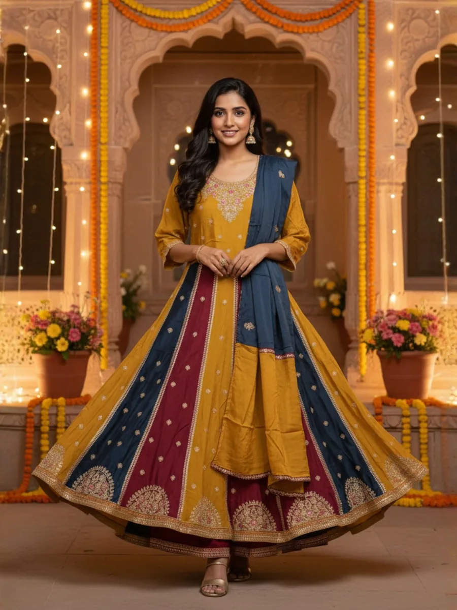 Royal Heritage Anarkali Set